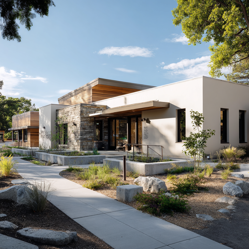 Therapy and wellness spaces at MHAC Rehab campus